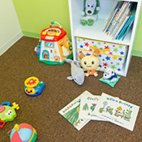 三重県四日市の内科・小児科「杉浦医院」のキッズルーム写真